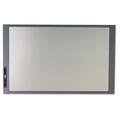 Easy-To-Organize InView Custom Whiteboard- 37 x 23- Graphite Frame EA40370